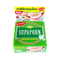 Круглая зубная паста суперотбеливающая Supaporn с борнеолом и ...