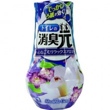 Японский жидкий дезодорант для туалета Kobayashi Shoshugen с успокаивающим цветочным ароматом, 400 м...