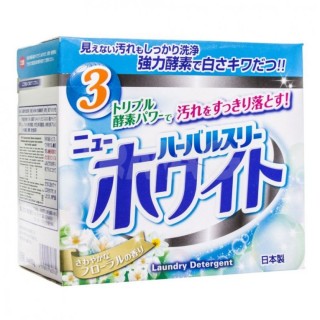 Стиральный порошок Mitsuei "Herbal Three" с дезодорирующими компонентами, отбеливателем и ферментами (с цветочным ароматом) 0,85 кг.