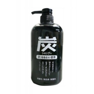 Шампунь для волос с древесным углем Charcoal shampoo, 600 мл.