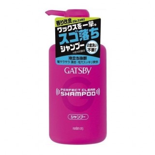Шампунь  Mandom «Gatsby Perfect Clear shampoo» ля экстрасильного очищения волос и кожи головы с охлаждающим эффектом против перхоти, 400 мл. Арт. 222531