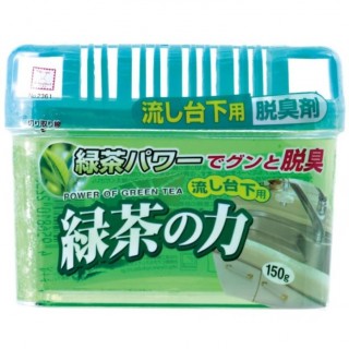 Дезодорант-поглотитель неприятных запахов под раковину Kokubo с экстрактом зеленого чая, 150 г