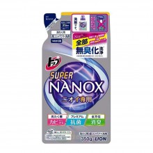 Гель для стирки Lion TOP Super NANOX (концентрат для контроля за неприятными запахами), сменная упак...