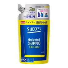 Лечебный шампунь для мужчин KAO Success Extra Cool, с охлаждающим эффектом, с ментолом и эвкалиптом,...