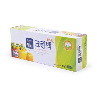 Пакеты полиэтиленовые пищевые в коробке MYUNGJIN  BAGS Tissue type, 25 см*35 см,100 шт