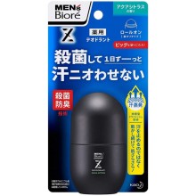 Роликовый дезодорант-антиперспирант с антибактериальным эффектом KAO Men's Biore Deodorant Z, с аром...