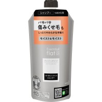 Шампунь KAO Essential Flat для придания гладкости сухим и повреждённым кучерявым волосам "Максимальное увлажнение", сменная упаковка, 340 мл