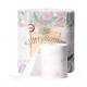Двухслойная туалетная бумага парфюмированная с ароматом цветов SHIKOKU TOKUSHI Silltty Roman, 30 м. 4 рулона