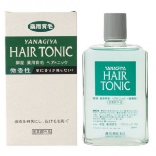 Тоник для стимуляции роста и предотвращения выпадения волос Yanagiya Hair Tonic с растительными экстрактами и освежающим ароматом, 240 мл.