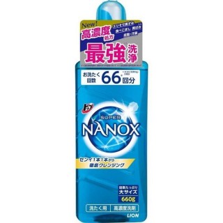 Lion Top Super Nanox Концентрированное жидкое средство для стирки, против неприятного запаха, аромат мыла, 600 мл.