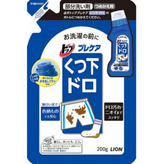 Японское средство для удаления стойких загрязнений перед стиркой Lion, сменная упаковка, 200 гр. 