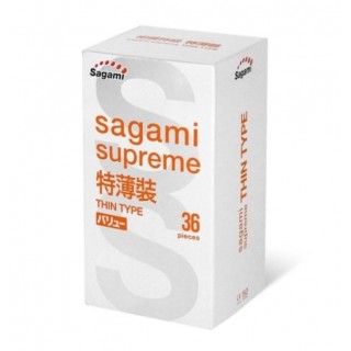 Японские латексные презервативы Sagami Xtreme Superthin 0.04 мм, 36 шт.