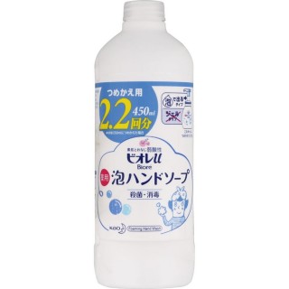Пенное мыло для рук КАО Biore U с антибактериальным эффектом и ароматом свежести, 450 мл.