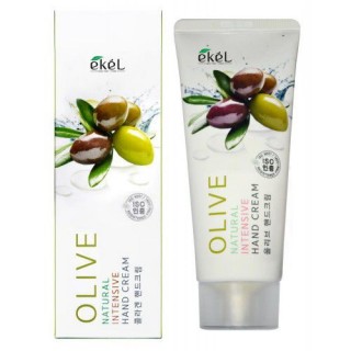 Интенсивный крем для рук Ekel Hand Cream Intensive Olive с экстрактом оливы, 100 мл.