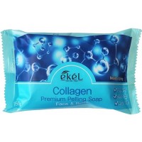  Ekel Peeling Soap Collagen Косметическое мыло с коллагеном, 1...