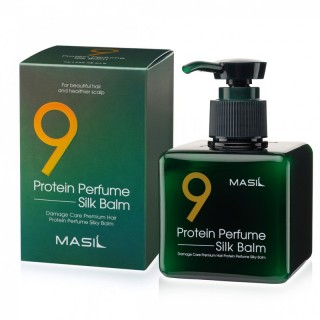 MASIL 9 Protein Perfume Silk Balm Несмываемый протеиновый бальзам для поврежденных волос, 180 мл