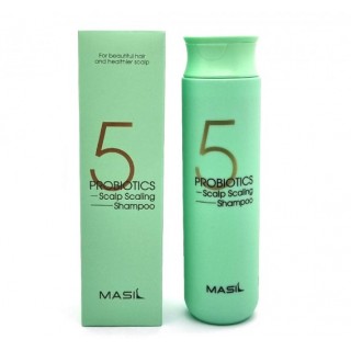 MASIL 5 Probiotics Scalp Scaling Shampoo Шампунь с пробиотиками для глубокого очищения и укрепления волос, 300 мл
