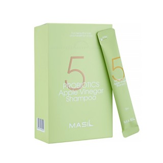 MASIL 5 Probiotics Apple Vinegar Shampoo Шампунь от перхоти с яблочным уксусом, 8мл*20