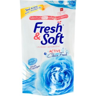 LION Fresh&Soft Гель для стирки всех типов тканей концентр. Утренний Поцелуй 400 мл.