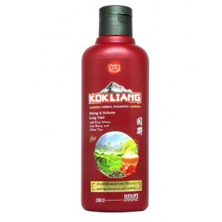 Шампунь для волос с ягодами годжи и белым чаем Kokliang Herbal Shampoo Strong & Volume Long Hair, 200 мл.