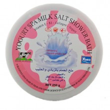 Скрабирующая SPA соль для душа с йогуртом YOKO Yogurt SPA Milk Salt Shower Bath, 250 гр...