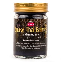 Чёрный тайский бальзам с ядом кобры Banna, 50 гр...