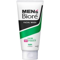 KAO Men's Biore Acne Care Мужская пенка для умывания (против акне) с освежающим ароматом цитрусов и трав, 130 г