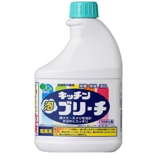 Японский универсальный пенный кухонный отбеливатель MITSUEI с эффектом распыления, сменная упаковка, 400 мл.