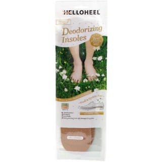 Антибактериальные дышашие дезодорирующие стельки для обуви Helloheel Deodorizing Insoles