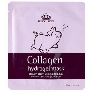 Восстанавливающая гидрогелевая маска Royal Skin Collagen hydrogel mask с коллагеном, 30 гр