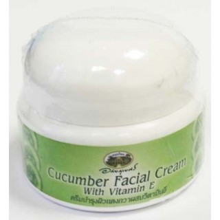 Крем для лица Abhaibhubejhr Cucumber Facial Cream огуречный с витамином E 40 гр.