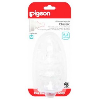 Пустышка PIGEON Silicone Nipple Classic Размер  M от 2,3 месяцев