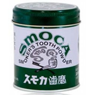 Зубной порошок для курильщиков Smoca Green со вкусом мяты и эвкалипта, 155 г. Арт. 011020