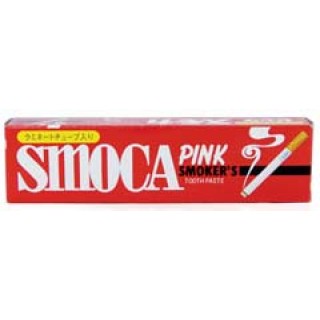 Зубная паста для курильщиков Smoca Pink со вкусом мяты и зимней зелени, 120 гр.