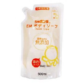 Натуральное пенное мыло для тела SHABONDAMA ЕМ мягкая упаковка 500 мл. Арт. 025220