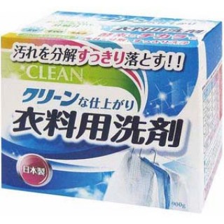 Японский стиральный порошок Daiichi FUNS Clean с ферментом яичного белка для полного устранения пятен, 900 гр.