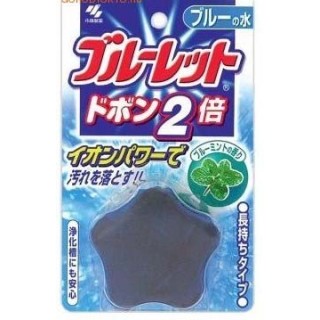 Таблетка для бачка унитаза Kobayashi Bluelet Dobon W с ароматом мяты и красителем, 120 гр.