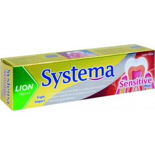 Зубная паста LION "Systema" "Plus" для чувствительных зубов, 100 гр. Арт. 06781