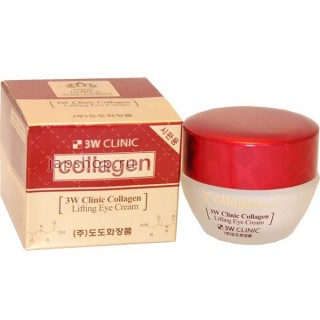 Крем-лифтинг для глаз 3W Clinic Collagen Lifting Eye Cream с коллагеном, 35 гр. Арт. 082757 (Юж. Корея)
