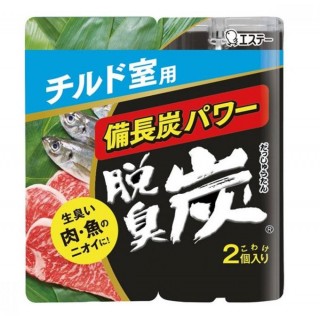 Японский желеобразный дезодорант ST Dashshuutan с древесным углем Бинчотан для холодильника для фреш зоны, 2*55 г. Арт.113453