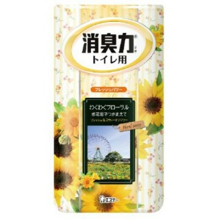 Японский жидкий дезодорант для туалета ST Shoushuuriki «Цветочное поле», 400 мл.