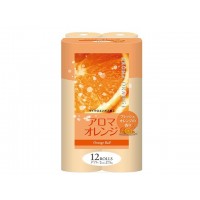 Туалетная бумага двухслойная FUJIEDA SEISHI аромат апельсина, ...