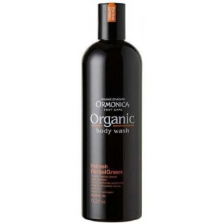 Органическое жидкое мыло для тела освежающее ORMONICA ORGANIC BODY WASH REFRESH аромат зеленых трав, 440 мл.