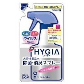 Стерилизующий и дезодорирующий спрей для одежды LION Top Hyagia, мягкая упаковка, 320 мл. Арт. 194378