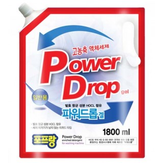 Жидкость для стирки белья Power Drop концентрат автомат, мягкая упаковка, 1,8 л. Арт. 202148 (Юж. Корея)