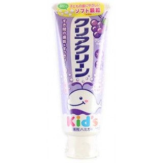 Детская  зубная паста КАО Clear Clean Kid’s Grape "Яркий виноград" со вкусом винограда, 50 гр.