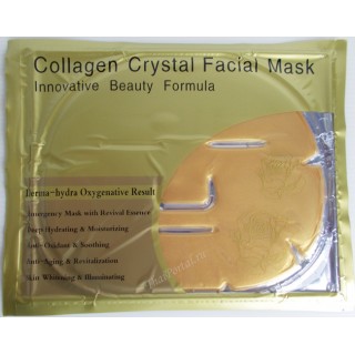 Коллагеновая маска для лица Сrystal collagen gold с био-золотом. Арт. 300064 (Таиланд)