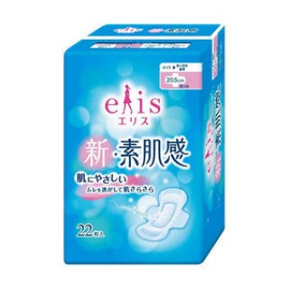 Гигиенические прокладки "Elis New skin Feeling" с мягкой поверхностью с крылышками (Нормал) 20,5 см, 22 шт.