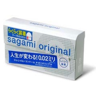 Японские полиуретановые презервативы Sagami Original 0.02 QUICK, 6 шт. Арт. 556934