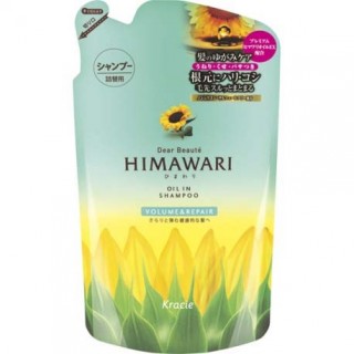 Шампунь для придания объема поврежденным волосам с растительным комплексом Himawari Premium EX Dear Beaute, сменная упаковка, 360 мл. Арт. 70013